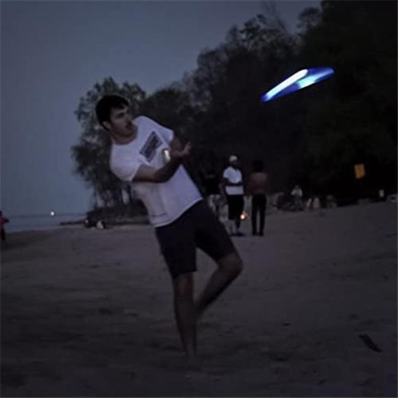 Dynamic Discs Night GliderLED Catch Flying Disc|175g Glow in The Dark Catch Disc - Picture 2 of 6